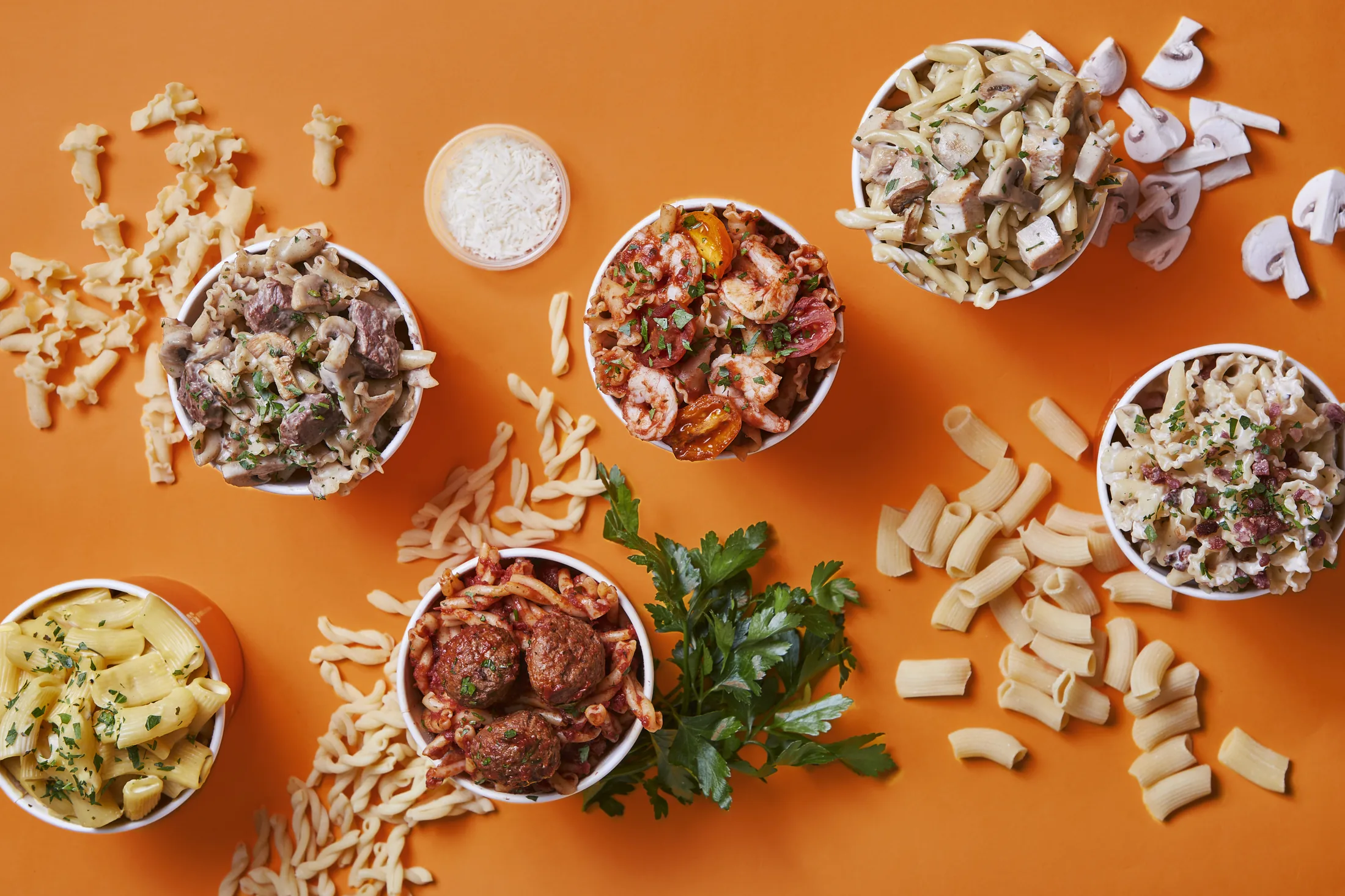 Yummy-retter set oppefra